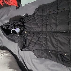 Long Puffer Vest- XL
